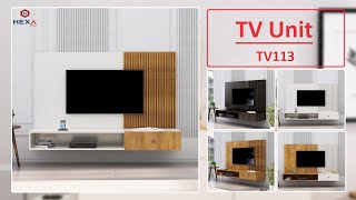 TV unit 113 Assembly  How To Install the TV unit  DIY Furniture  Furniture For Home tvshow love [upl. by Eyoj244]