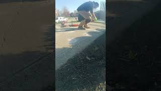 concreteleveling ConcreteDriveway Lifting Large Section Of Driveway With Special Polyurethane Foam [upl. by Hancock188]