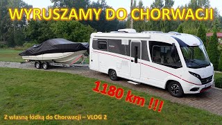 Z własną łódką do Chorwacji  Podróż  oszukali mnie na winiecie 30 Euro  VLOG 2 [upl. by Melesa]