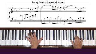 Song from a Secret Garden Piano Tutorial [upl. by Ailemap]