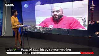 Floods  Tornado rips through parts of KZN Siyabonga Hlatshwayo [upl. by Narik808]