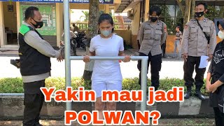 Mau daftar jadi Polwan  Polisi ikuti pelatihan dulu biar lebih yakin [upl. by Juliette992]