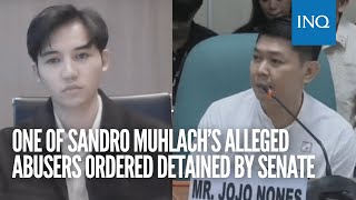 One of Sandro Muhlach’s alleged abusers ordered detained by Senate [upl. by Avert]