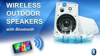 Wireless Outdoor Speakers with Bluetooth by Sound Appeal Review [upl. by Kessiah]