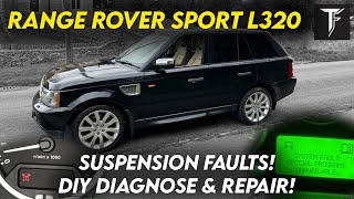 DIY AIR SUSPENSION DIAGNOSIS amp FIXING  Range Rover Sport L320 [upl. by Jauch]