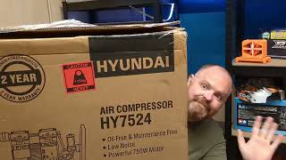 Compressor More like IMPRESSor Ideal Hobby Compressor Review of Hyundai HY7524 Silent Compressor [upl. by Retniw]