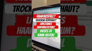 Haarausfall trockene Kopfhaut Rosmarin Öl hilft beim Haarwachstum und beruhigt die gereizte Haut [upl. by Nnyl]