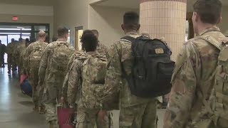 Soldiers deployed from Georgia base to support NATO [upl. by Enomas]