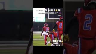 BIG HIT BY DUNCANVILLE FOOTBALL shorts highlights football bighit txhsfb highschoolfootball [upl. by Oilalue]