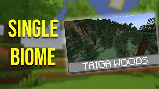 How to Create Single Biome World on Minecraft 121 [upl. by Guarino]