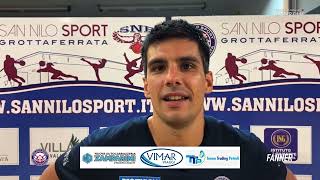 San Nilo Grottaferrata VS Fortitudo Scauri  Intervista a Marco Reali [upl. by Woodley]