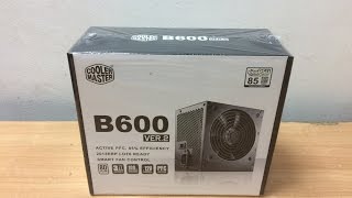 Cooler Master B600 Ver2 600 Watts Power Supply Unboxing [upl. by Sletten]