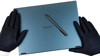 Unboxing The CHUWI N100 FreeBook 360° 135 inch 2K Touch Screen Laptop  ASMR [upl. by Latsryc]