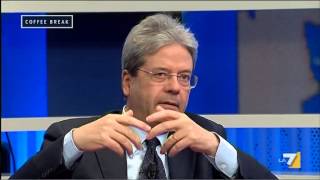 Gentiloni sostegno a lavoro dipendente senza tagli a pensioni e assegni per disabili 25032014 [upl. by Nosemyaj227]