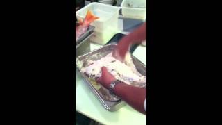 How to cook Fried Whole Yelloweye Rockfish Snapper [upl. by Nuahsor252]