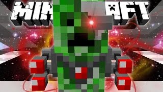 DEATH FROM SPACE  Minecraft Laser Creeper Mod Showcase [upl. by Langelo541]