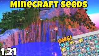 BEST SEED EVER In Minecraft Bedrock 121 [upl. by Schalles]