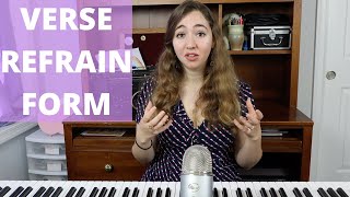 What is VerseRefrain Structure  Song Form Part 2 [upl. by Winther]