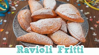 RAVIOLI DI RICOTTA DOLCI Fritti Ricetta Facile  Fatto in Casa da Benedetta [upl. by Correy]