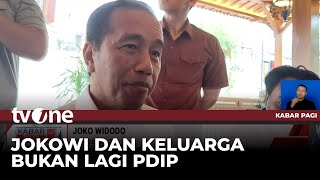 Jokowi Menanggapi soal Dirinya yang Sudah Bukan Kader Partai PDIP  Kabar Pagi tvOne [upl. by Percival]