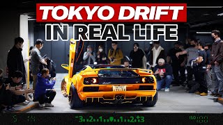 Tokyo Drift in real life Underground car meet downtown Tokyo  Capturing Car Culture [upl. by Devina]