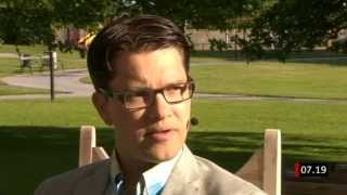 Almedalen 2013  Jimmie Åkesson SD frågas ut i SVT [upl. by Eelano]