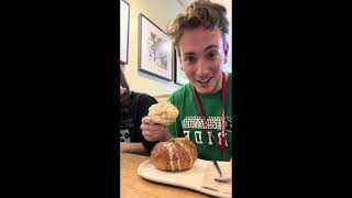 Panera Bread Bowl Mr Thomas Food Review [upl. by Garratt]