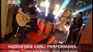 Hadise  Yetenek Akustik Versiyon [upl. by Hassadah950]