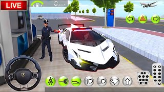 🔴Live Now🔴Refuel His Super police Car Driving 3D Driving Class Simulation Android gameplays [upl. by Anoi43]