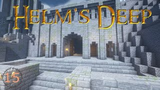 Building Helms Deep in Survival Minecraft 14 [upl. by Ocicnarf]