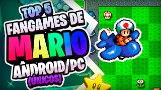 ⭐ TOP 5 Los FANGAMES MÁS ÚNICOS y ASOMBROSOS De MARIO BROS ANDROIDPC  Descarga [upl. by Maryl]