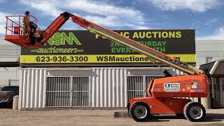 2014 JLG 660SJ Boom Lift For Virtual Auction January 11th 2025 [upl. by Leith]