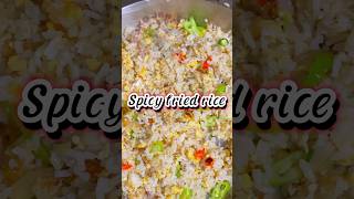 Manung jerm blogSpicy fried rice recipe  subscribe for more [upl. by Earleen]