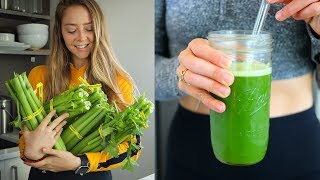 I DRANK CELERY JUICE EVERY DAY FOR 30 DAYS BENEFITS amp RESULTS [upl. by Queenie]