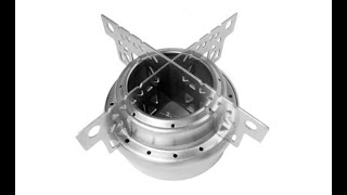 Evernew Titanium Alcohol Stove amp Pot Stand [upl. by Ethbin735]