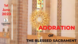 Adoration of the Blessed Sacrement  1st June 2023 [upl. by Mellar]