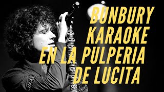 Enrique Bunbury  En la pulperia de Lucita  Karaoke [upl. by Aneeres446]