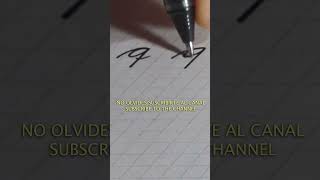 COMO HACER letra Q en CURSIVA MINUSCULA  HOW TO MAKE letter Q in CURSIVE letra cursiva Caligrafia [upl. by Bettzel]