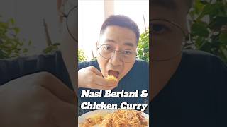 NASI BERIANI amp CHICKEN CURRY  MUKBANG  NAZREEN CATERING  Crisfel Fernandez [upl. by Etna]