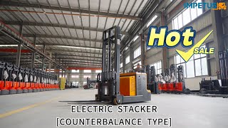 Electric pallet stacker promotion [upl. by Petrine502]