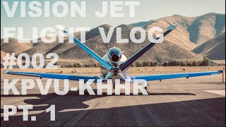 VISION JET TRANSITION FLIGHT VLOG [upl. by Nilcaj]