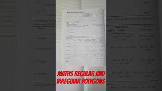 MATH CLASS 6 TO12 REGULAR AND IRREGULAR POLYGON FULL SOLUTION SUBSCRIBE LIKE SHARE [upl. by Sarette]