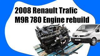 2008 Renault Trafic M9R 780 engine rebuild Part 2  the stripdown [upl. by Hy]