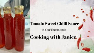 Tomato Sweet Chilli Sauce in the Thermomix  Cooking with Janice [upl. by Neeneg213]