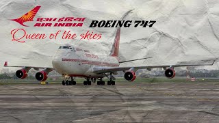 Air india Boeing 747 farewell The last flight [upl. by Bondy]