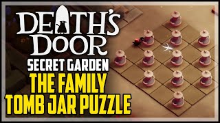 Deaths Door The Family Tomb Jar Puzzle Solution Potheads Secret Garden [upl. by Adelind]