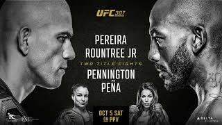 UFC 307 Recap Alex Pereira TKOs Khalil Rountree Sorry for Being Late [upl. by Pugh880]