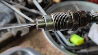 how to Toyota 1hz engine injector repair  Toyota 2c injector repair [upl. by Sofko]