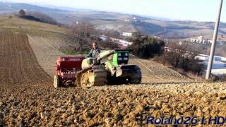 Deutz Fahr AgroClimber 400 f  seminatrice Gaspardo s300 Full HD [upl. by Hitoshi]