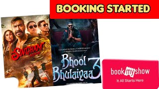 bhoolbhulaiyaa3 and singhamagain booking started on book my show [upl. by Damiano]